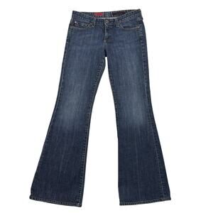 AG Jeans The Club Y2K Vintage Low Rise Bootcut Flare Dark Wash Denim Size 28
